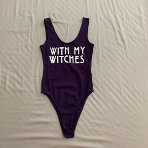 “With my witches” bodysuit